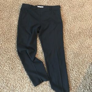 EUC Black Trina Turk Ankle Capris Size 12